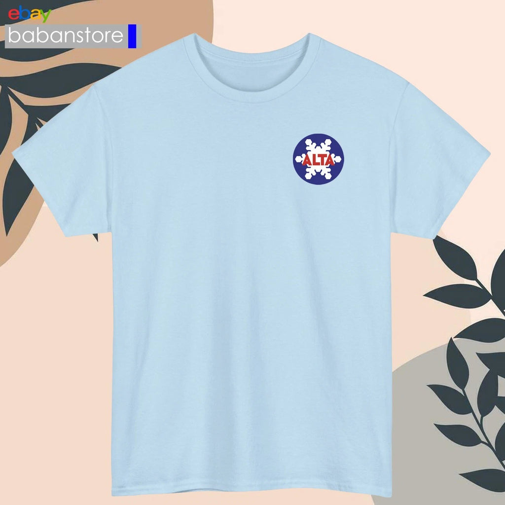 Alta Ski Resort Small Logo Black/White/Grey/Navy/Red/Light Blue T-Shirt S-5XL