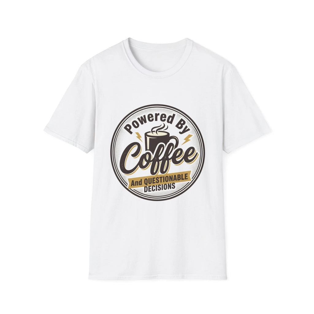 Powered By Coffee T-Shirt | Coffee Mug Graphic Tee