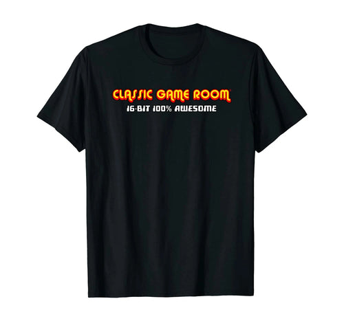 16-Bit 100% Awesome T-Shirt by Classic Game Room | 5 Colors Official CGR