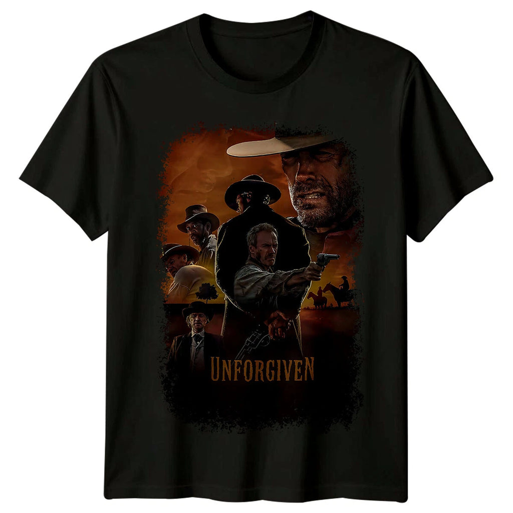 Unforgiven (1992) Movie Poster Inspired T-Shirt Retro Tee Unisex