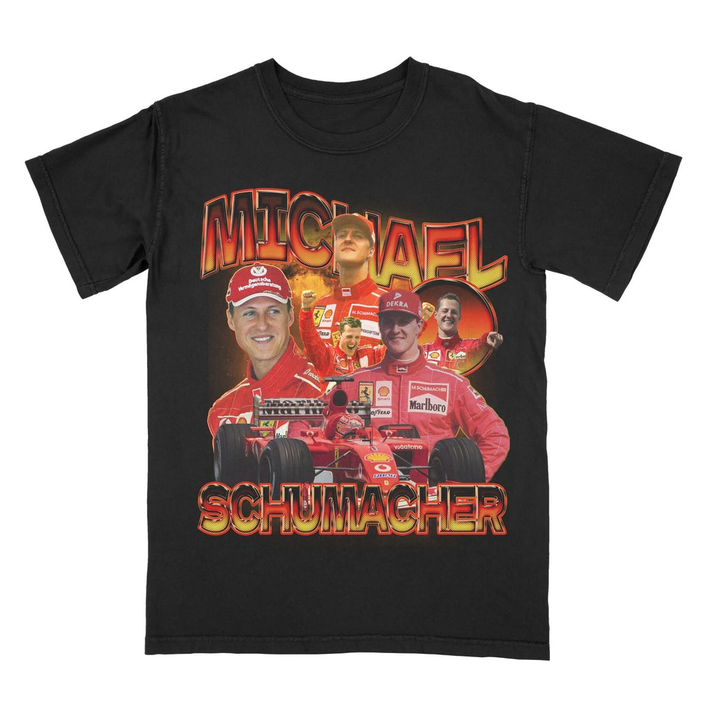 Michael Schumacher Vintage Shirt 90s Bootleg Shirt Formula 1 Racing BEST ON EBAY