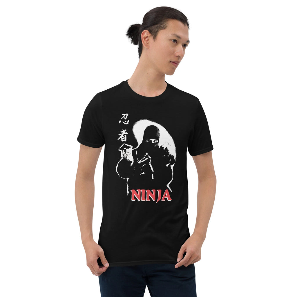 NINJA - 80'S VINTAGE SHIRT NINJITSU MARTIAL ARTS JAPAN