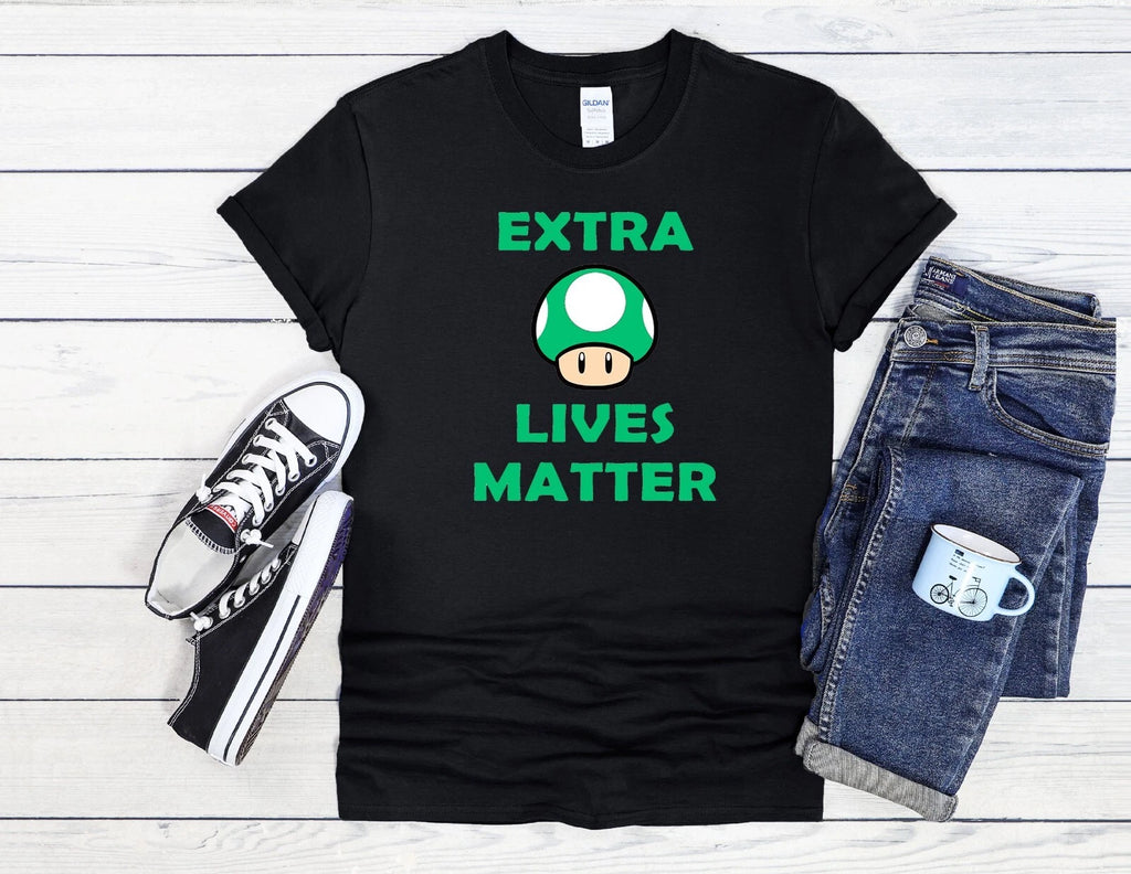 Extra Lives Matter Funny Cool Men Women Unisex T Shirt Hoodie Baseball 3749