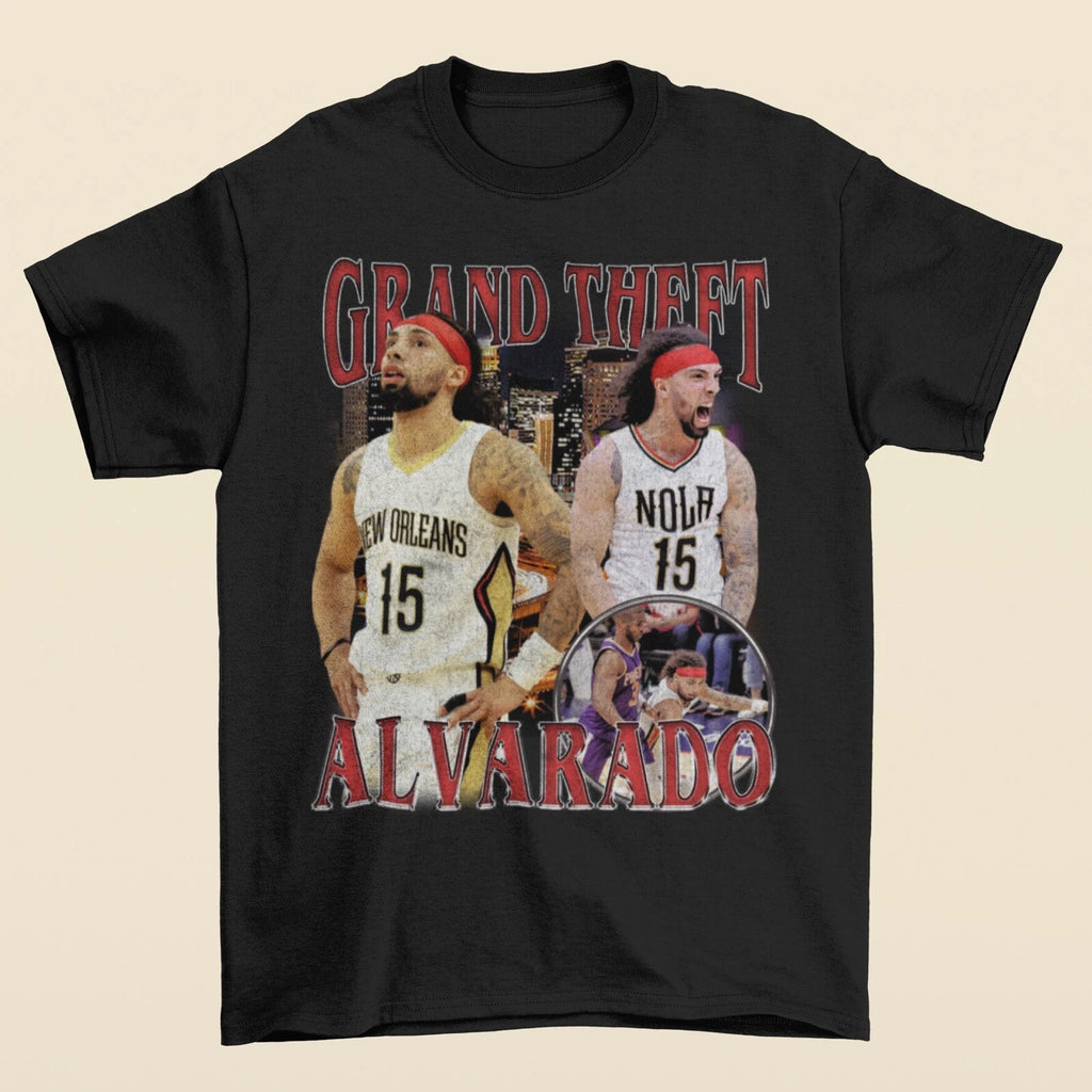Jose Alvarado Grand Theft Alvarado Vintage Bootleg Style T-Shirt
