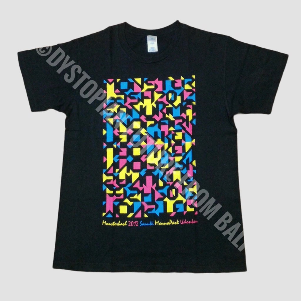 Monsterbash 2012 Sanuki MannoPark Udonken Japanese Music Festival Band T-shirt