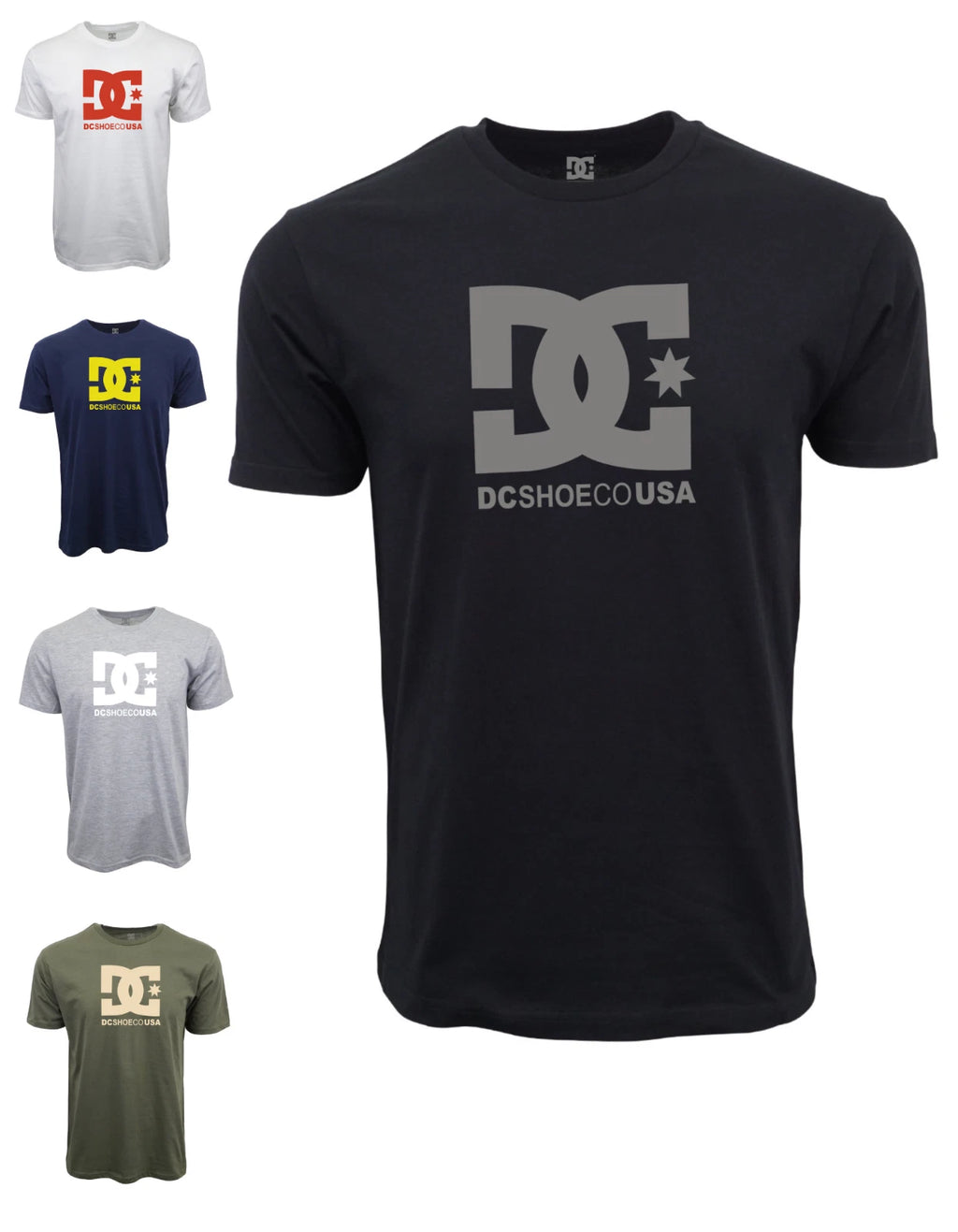 DC-SHOES CO USA LOGO GRAPHIC T SHIRT MORE COLOR OPTIONS