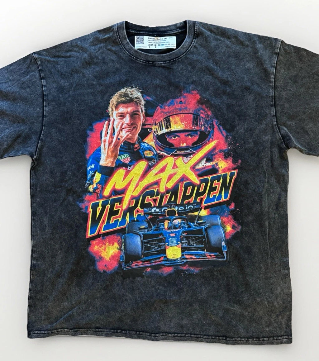 Max Verstappen Vintage/Retro Graphic T-Shirt 2XL