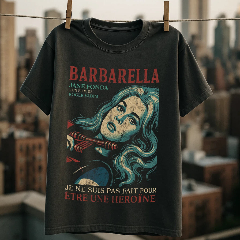 Vintage Barbarella T-Shirt | Retro Sci-Fi Unisex Tee, LGBTQ Girl Power Gift