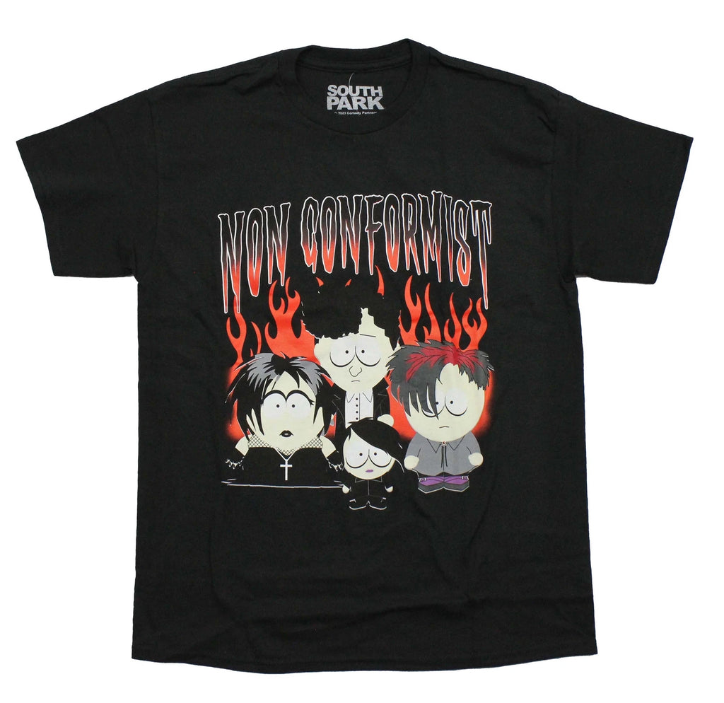South Park New Adult T-Shirt -Goths Non Conformist Group