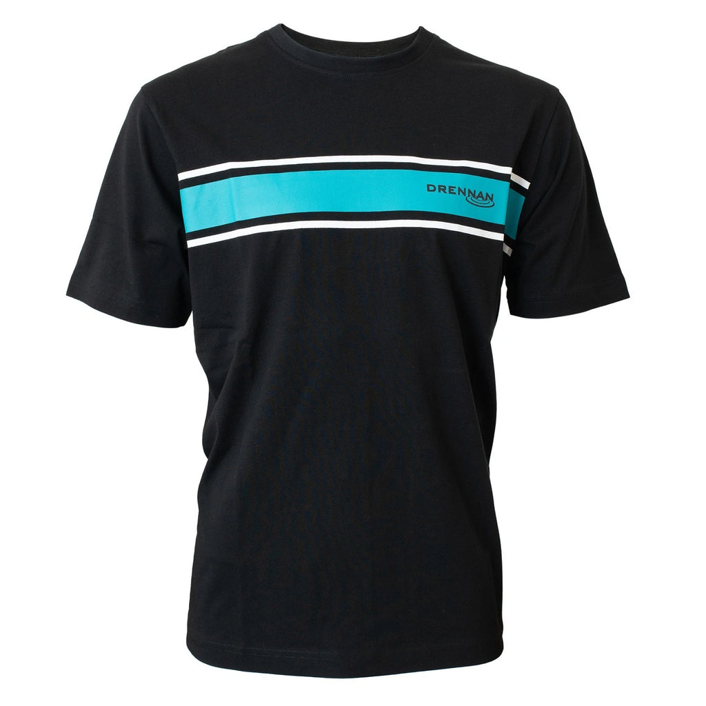 Drennan Aqua Stripe T Shirt - All Sizes **New for 2026**