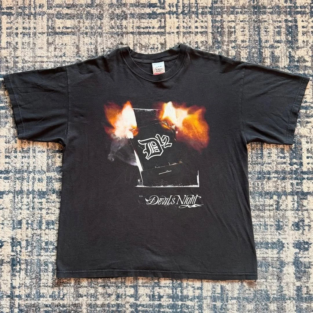 2001 D12 DEVILS NIGHT EURO TOUR Vintage T-Shirt Reprint