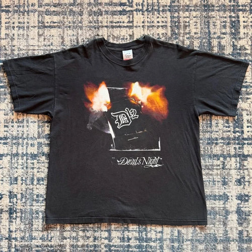 2001 D12 DEVILS NIGHT EURO TOUR Vintage T-Shirt Reprint