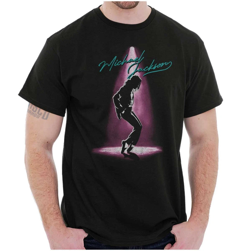 Michael Jackson Toe Stand Spotlight Dance Womens or Mens Crewneck T Shirt Tee