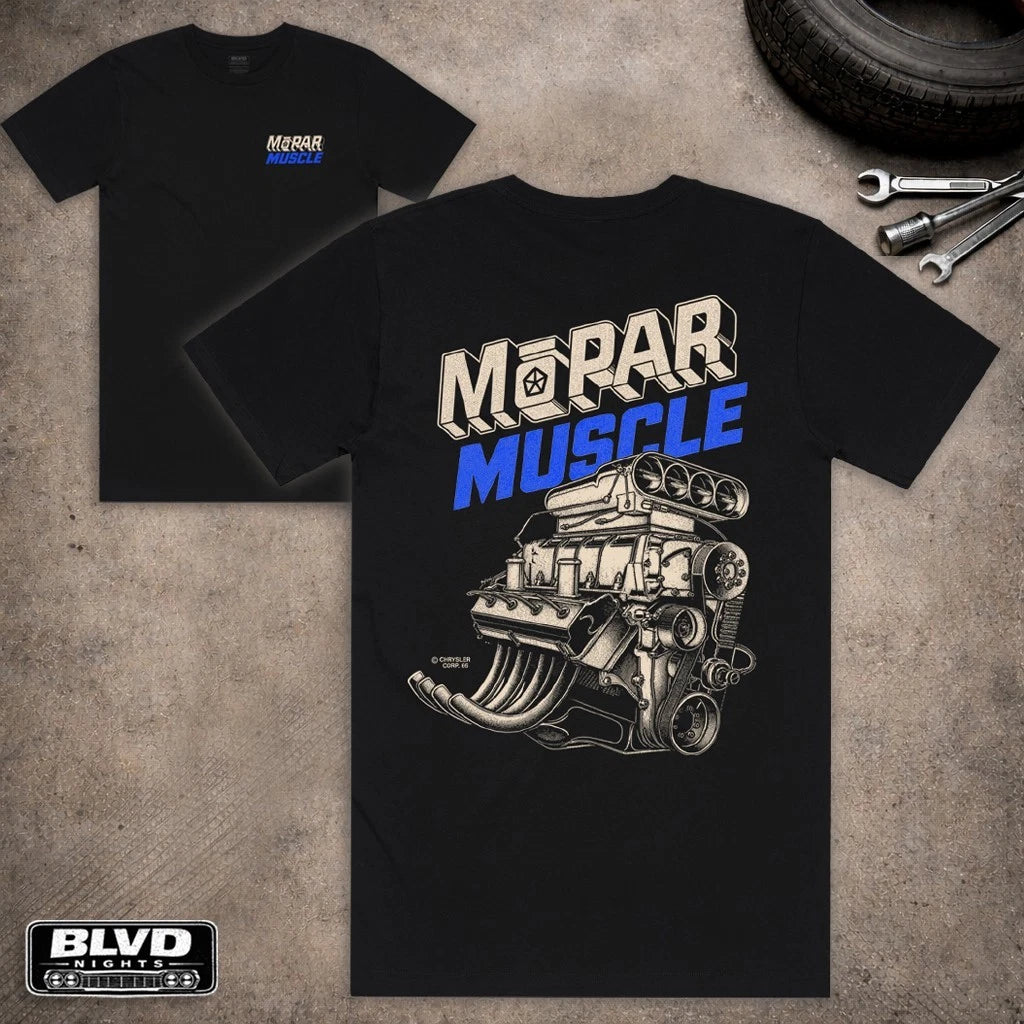 Mopar T Shirt | Mopar Muscle Tee | Chrysler Valiant Dodge Muscle Car Shirt
