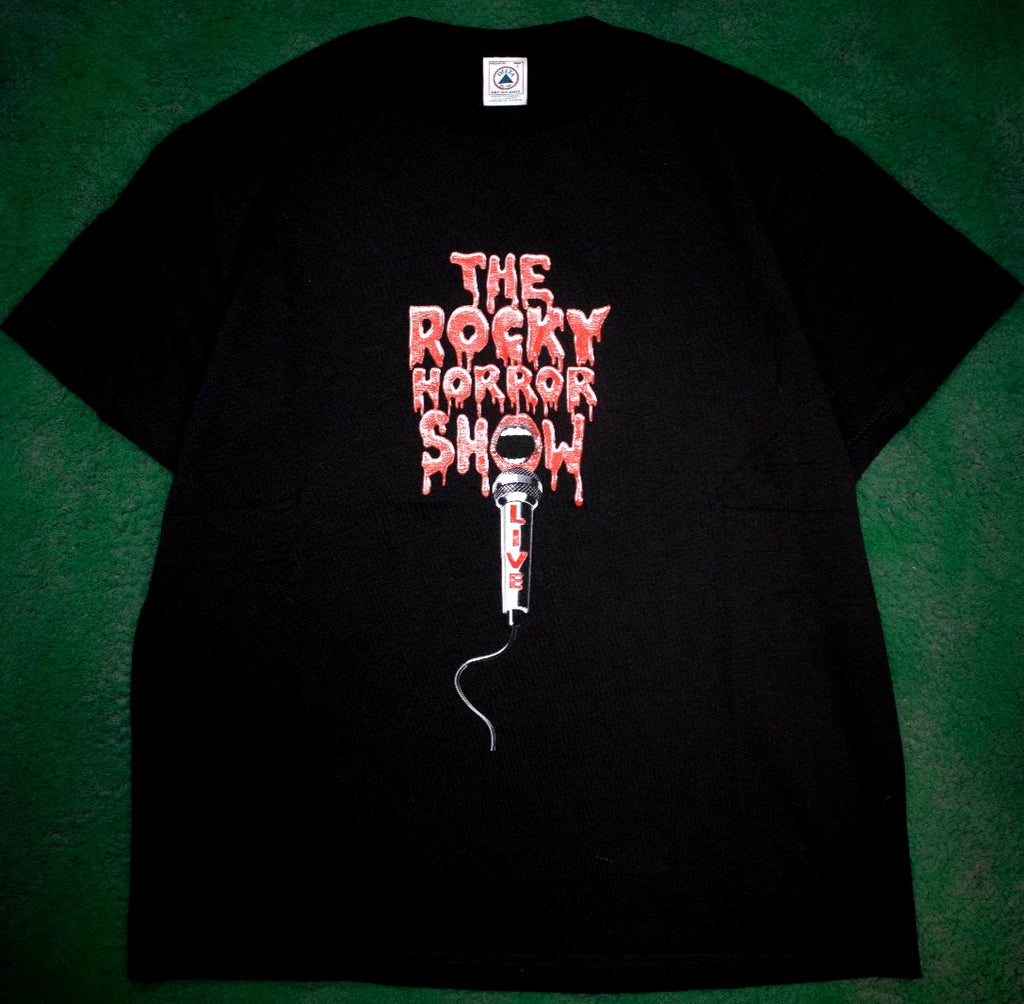 Vintage Y2k The Rocky Horror Show Live T-Shirt Men Large Black Graphic Delta Tag