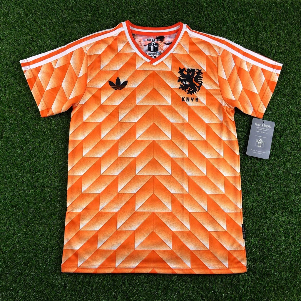 Classic Retro Netherlands Holland 1988 GULLIT 10 Football Shirt Jersey Size L
