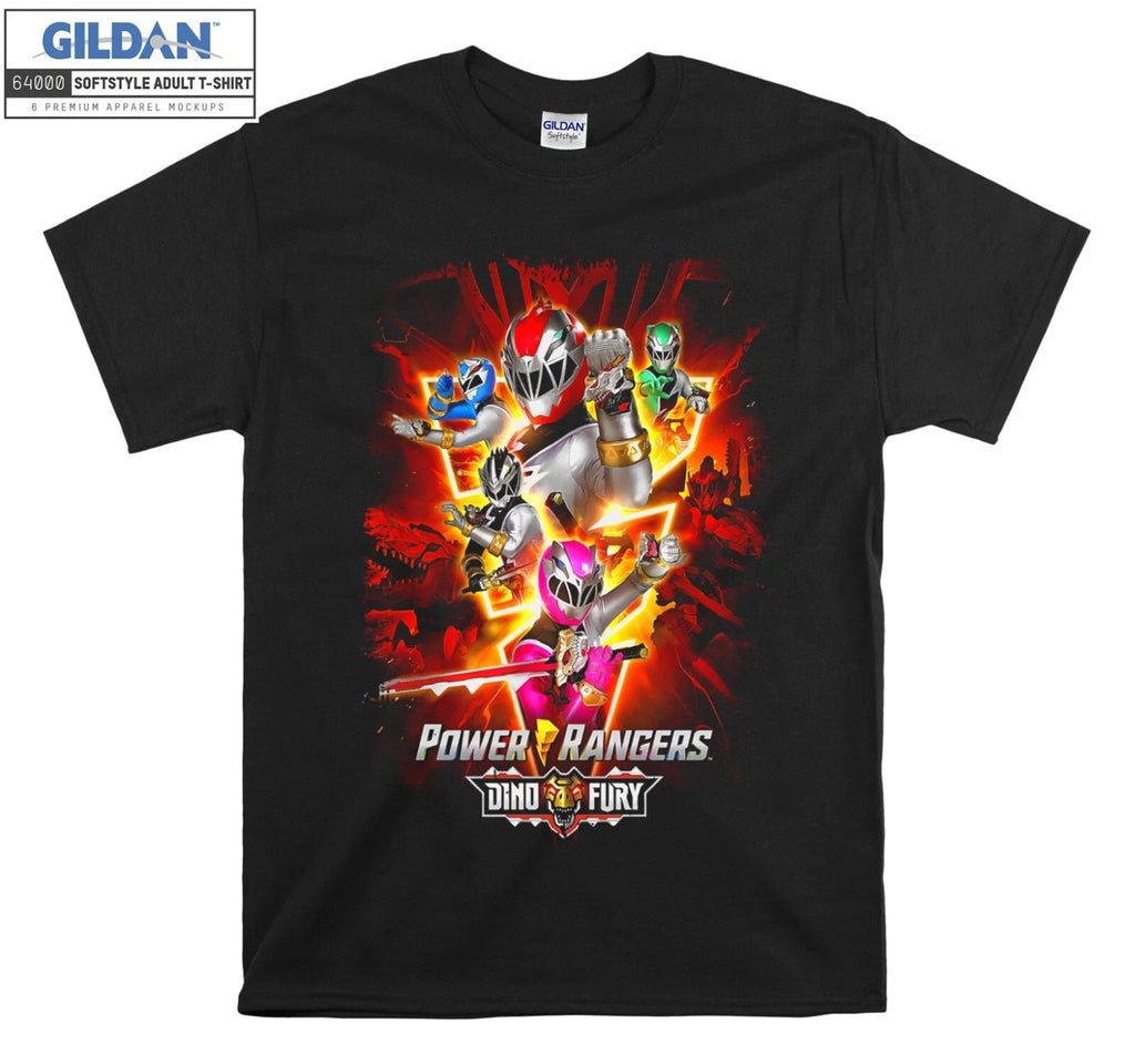 Power Rangers Dino Fury Movie T-shirt Gift Hoodie Tshirt Men Women Unisex F534