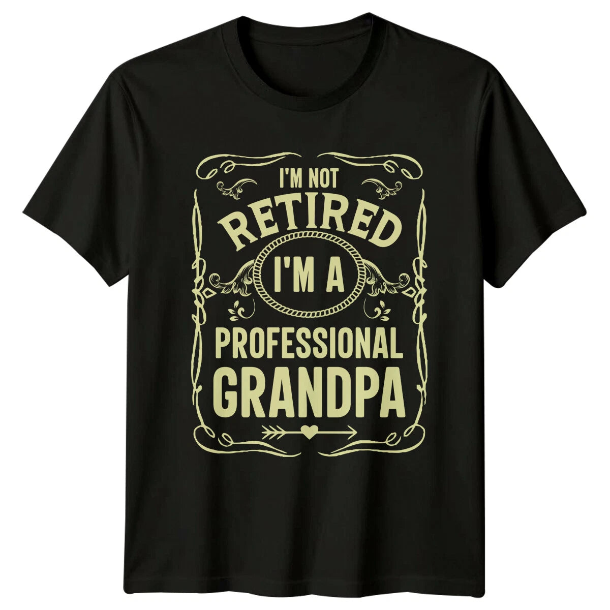 Im Not Retired Im A Professional Grandpa Mens T-Shirt