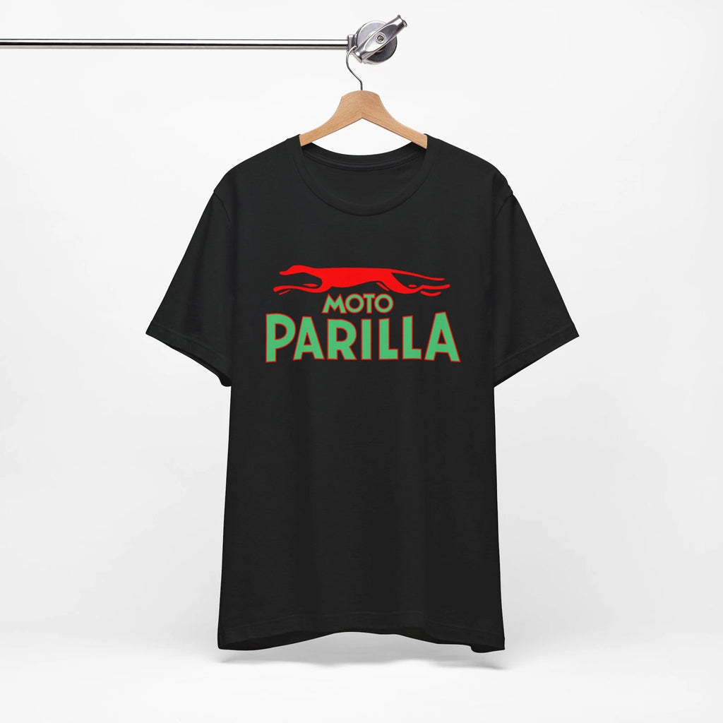 Moto Parilla Motorcycle T-Shirt, Italy Italian Vintage Retro Racing Motorcycles