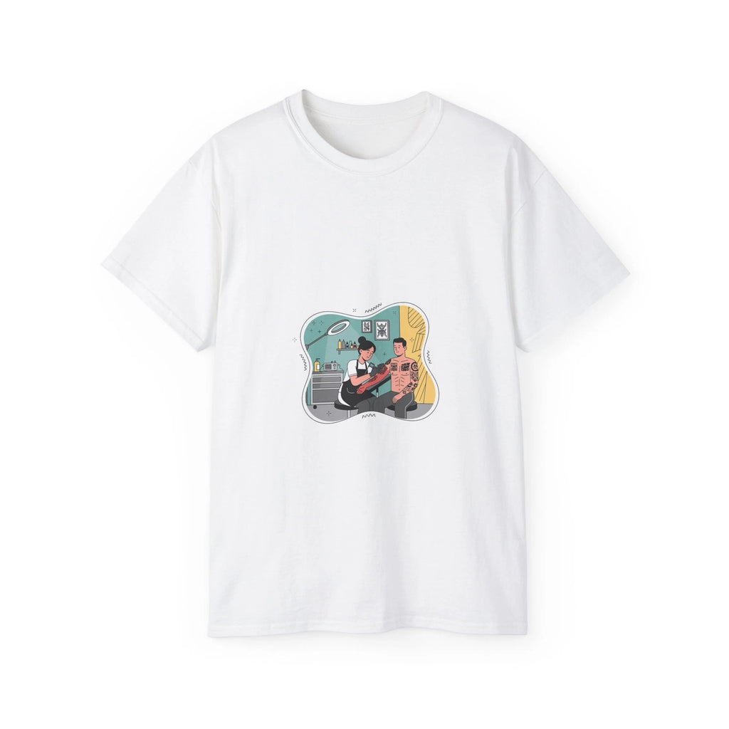 Tattoo Artist Tattoo Studio Tattoo Process | Custom Graphic T-Shirt