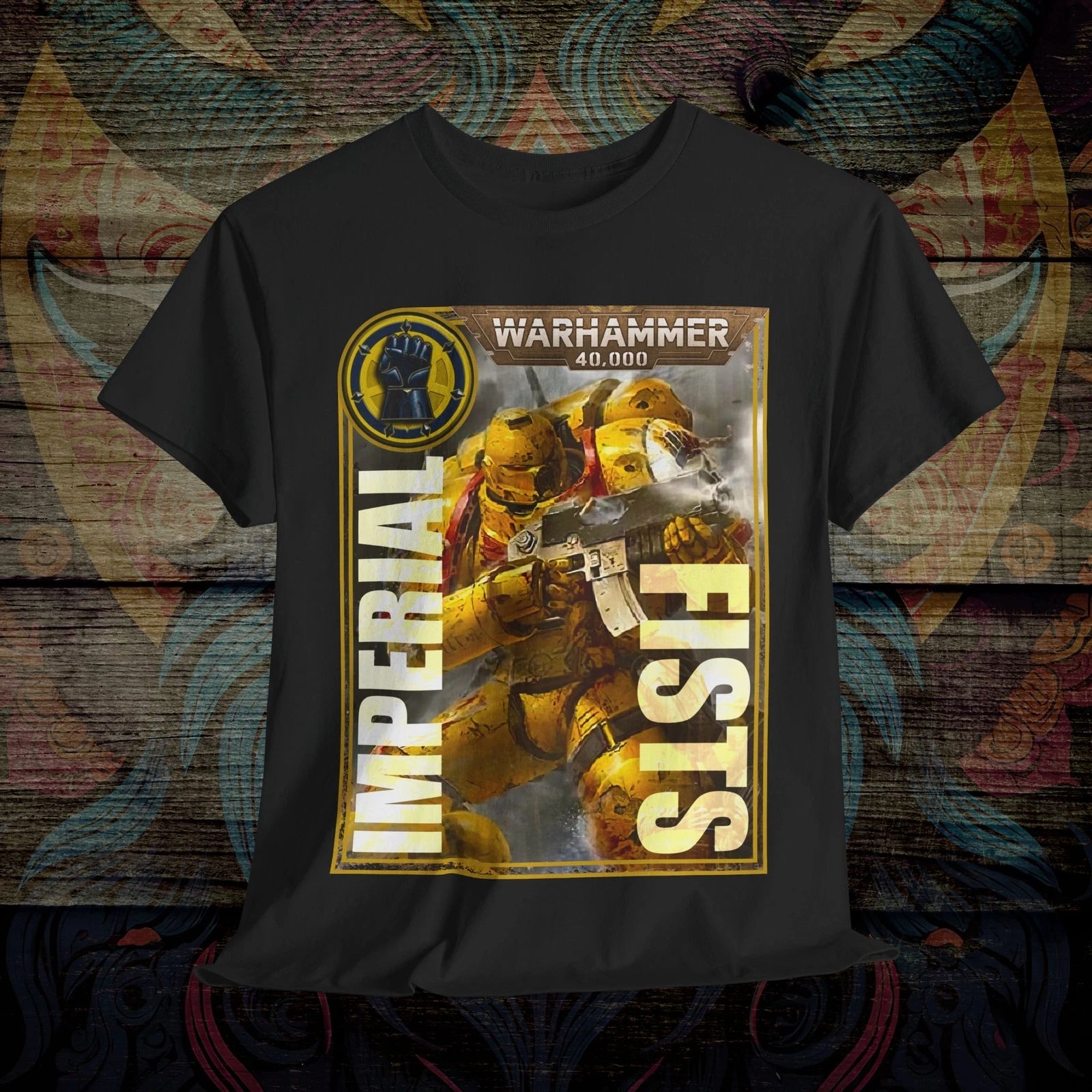 Imperial Fists Space Marine Tee, Gaming Tshirt, Geek Gift Shirt, Unisex Cotton