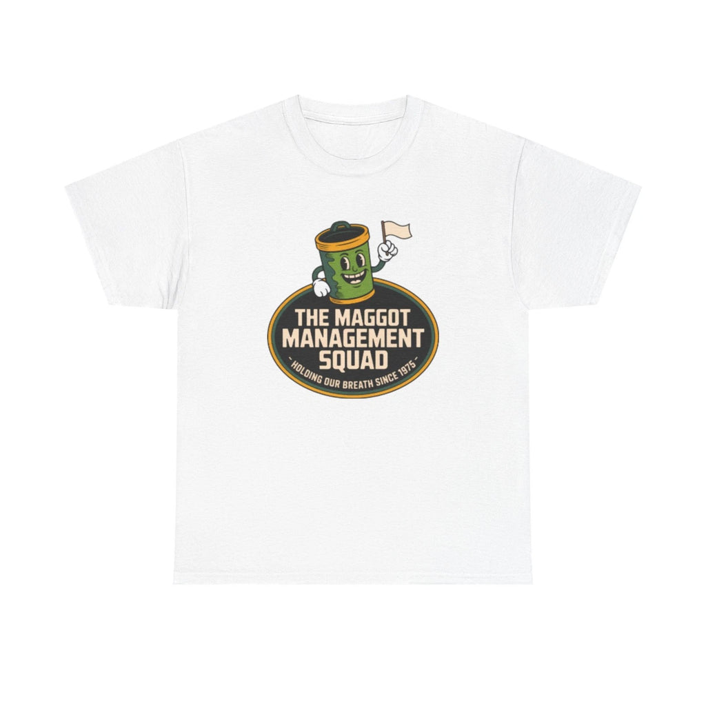 Vintage Garbage Man T Shirt Funny Sanitation Worker Trash Crew Retro 70s Humor