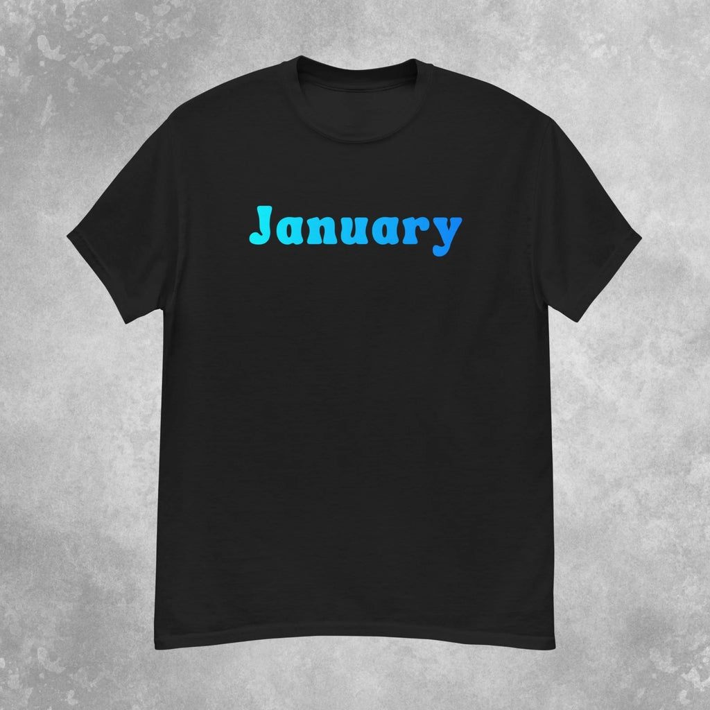 Colorful January T-Shirt Mens S-2XL