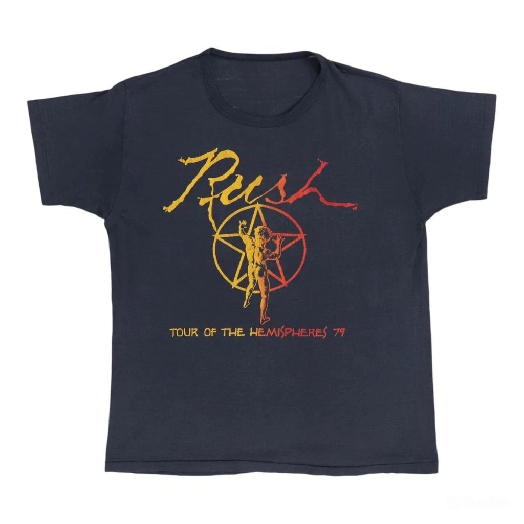 Vintage Rush 1979 Tour Of The Hemispheres T-Shirt Unisex Rock Fan Gift