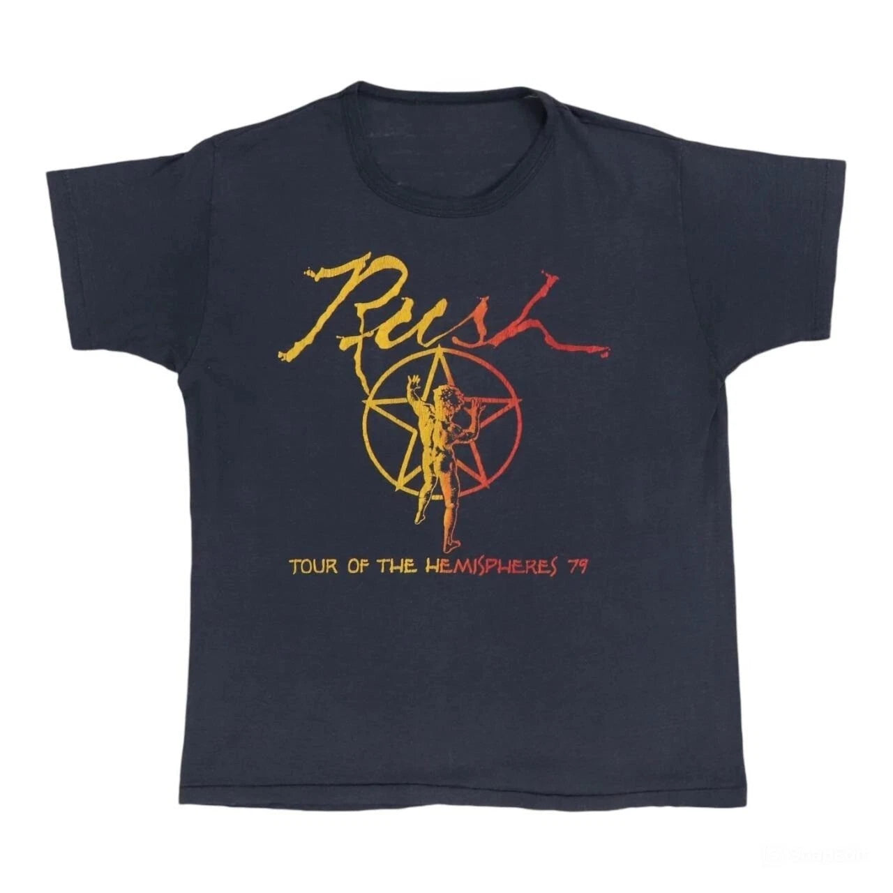 Vintage Rush 1979 Tour Of The Hemispheres T-Shirt Unisex Rock Fan Gift