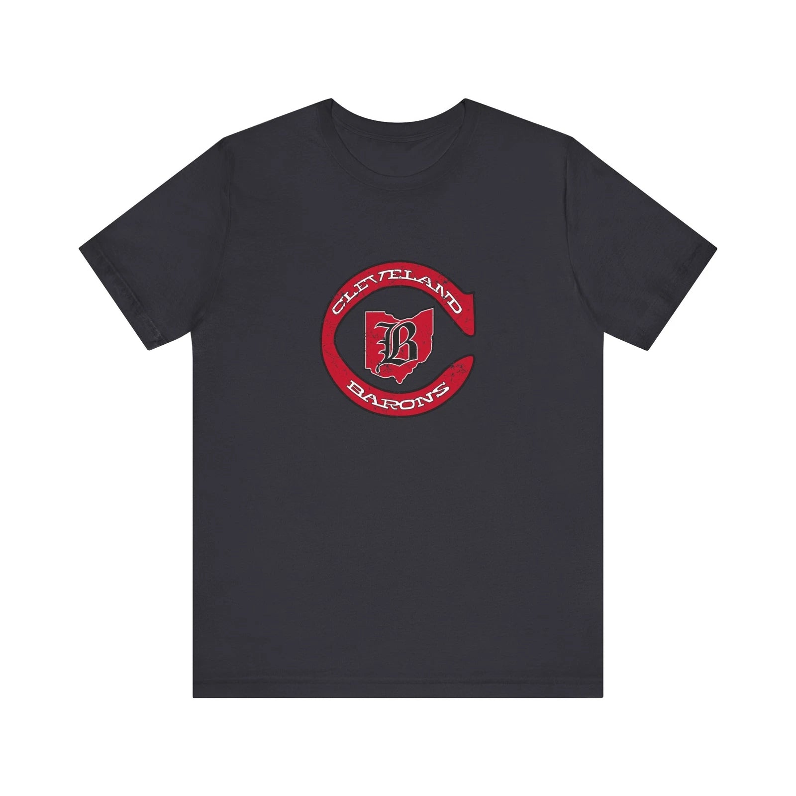 Cleveland Barons Distressed Short Sleeve T-Shirt