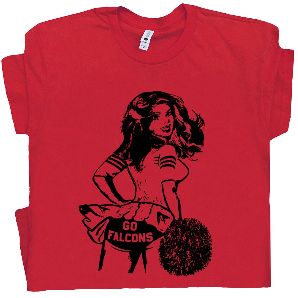 Go Falcons T Shirt Vintage Falcons Shirt Football Cheerleader Retro Throwback