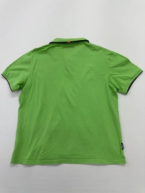 Superdry Mens Green Premium City Polo Size 2XL Short Sleeve Logo