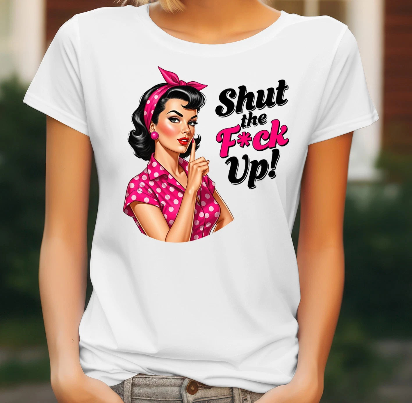 Funny Rude Quote T Shirt Ladies Retro Sarcastic Party Tee