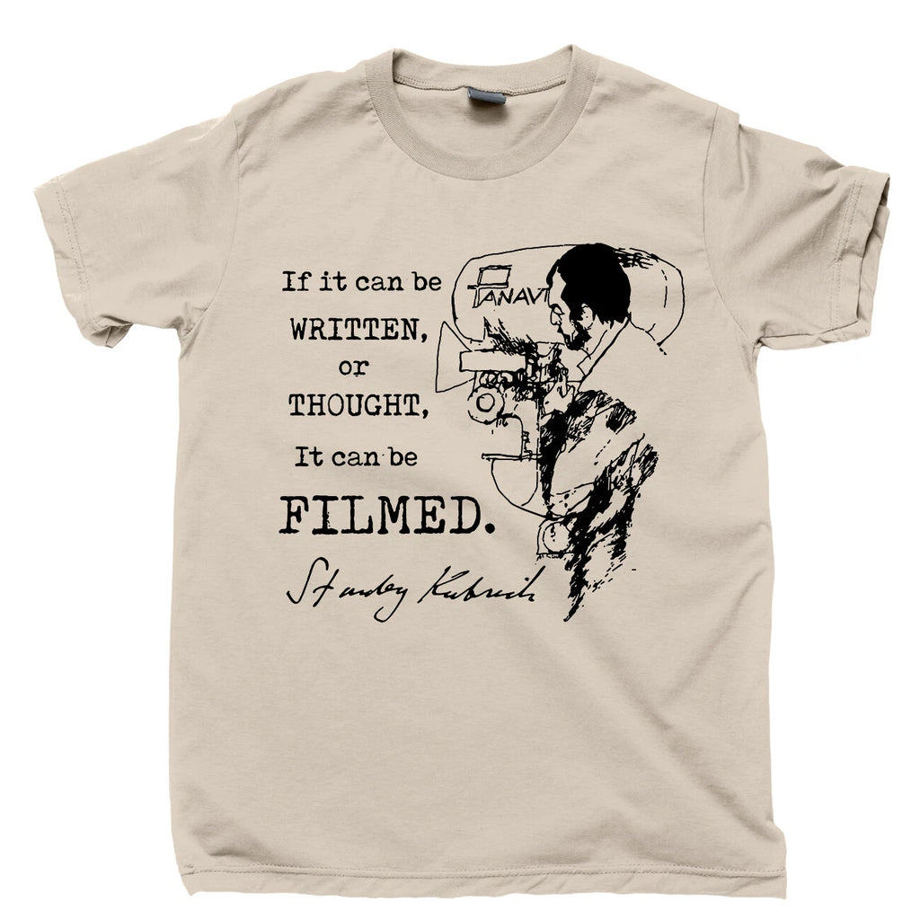 Kubrick T Shirt Shining A Clockwork Orange 2001 Space Odyssey Movie DVD Blu Ray