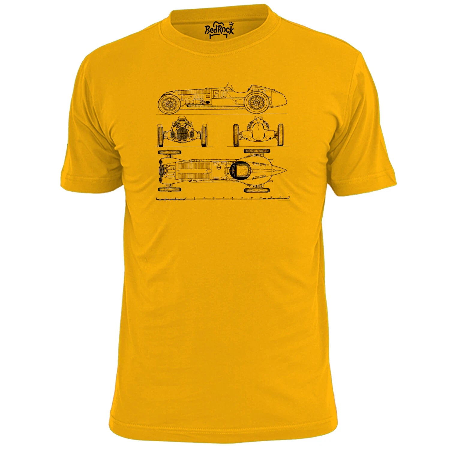 Mens Alfa Romeo 12c 1938 Blueprint T Shirt Classic Car Vintage