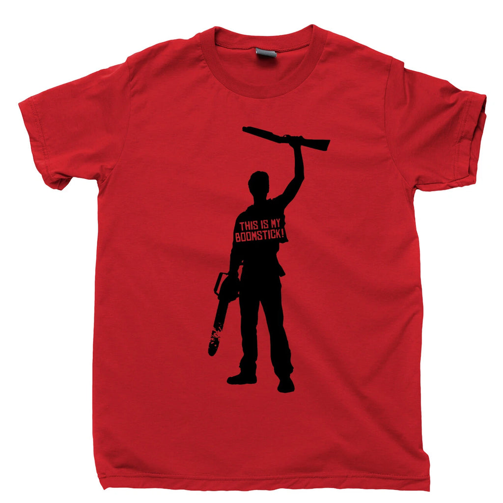 This Is My Boomstick T Shirt Army Of Darkness Sam Raimi Movies DVD Blu Ray Tee