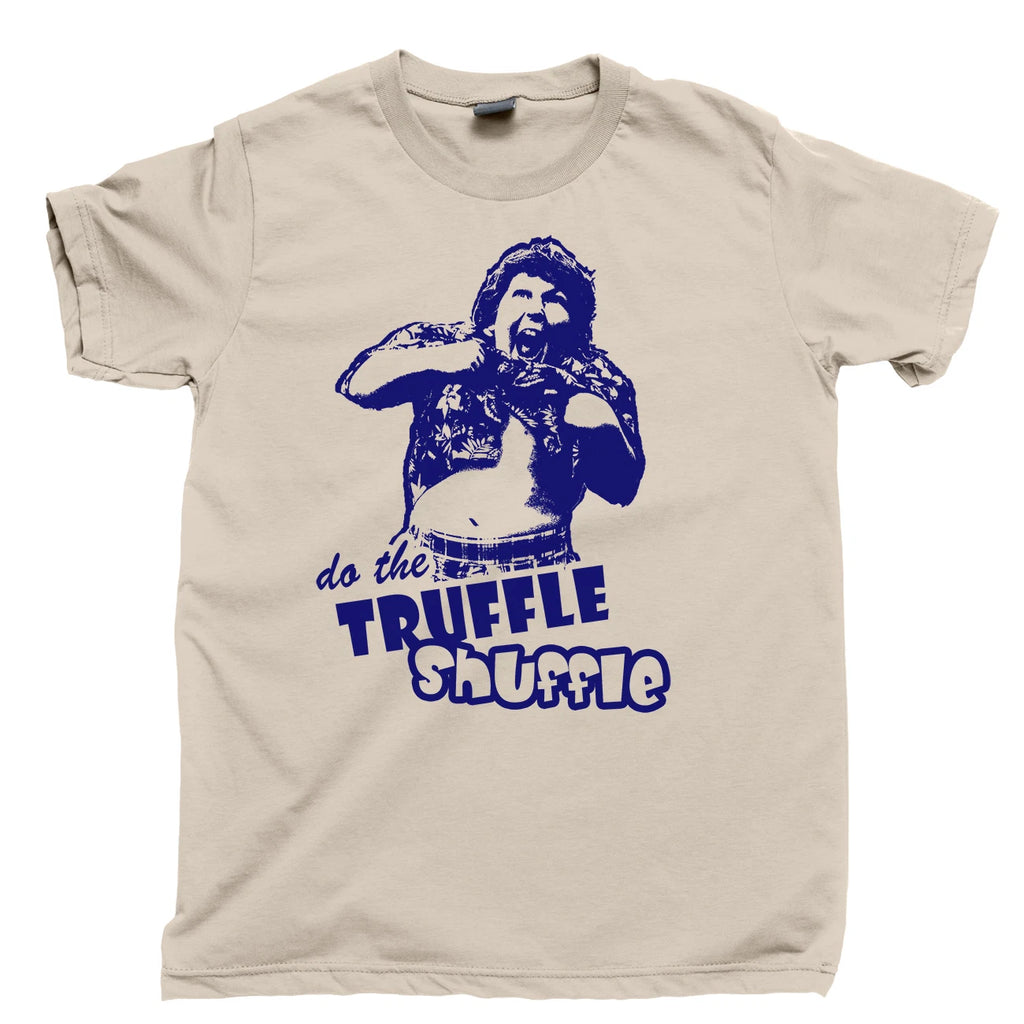 GOONIES 2 T Shirt Chunk Truffle Shuffle One Eyed Willy 80s Movie Tee Blu Ray DVD