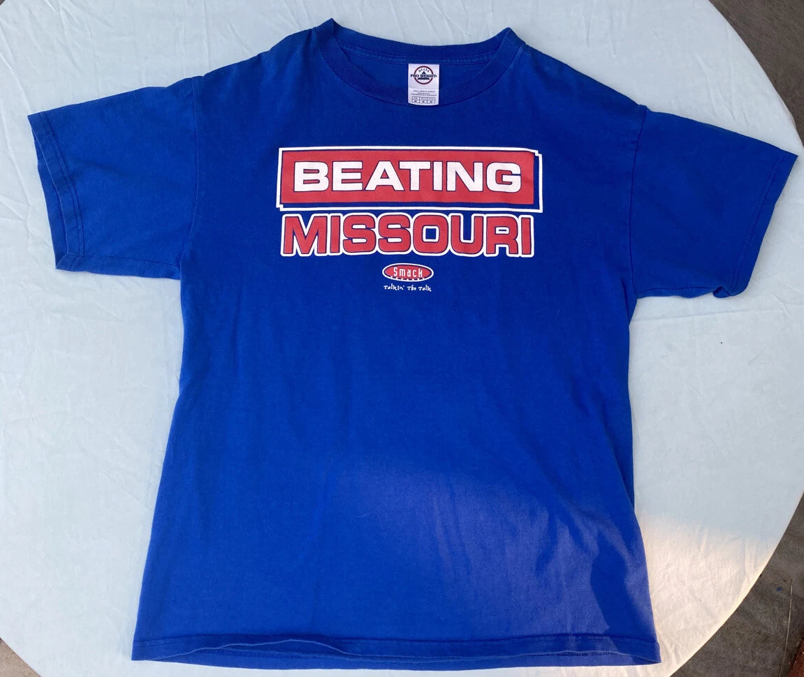 Smack Talk Blue T Shirt Size M Beating Missouri Is So Simple This Guy Can Do It
