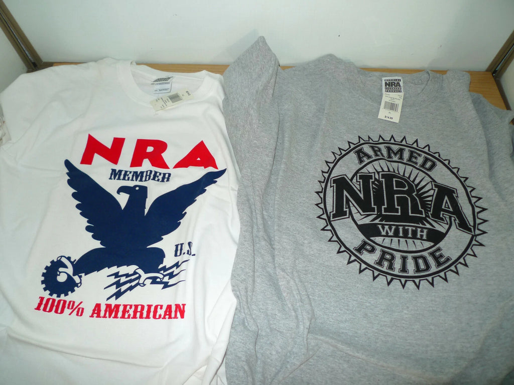 NRA Patriot T-Shirts New Old stock(National Rifle Association)Lg, XL & 2XL sizes
