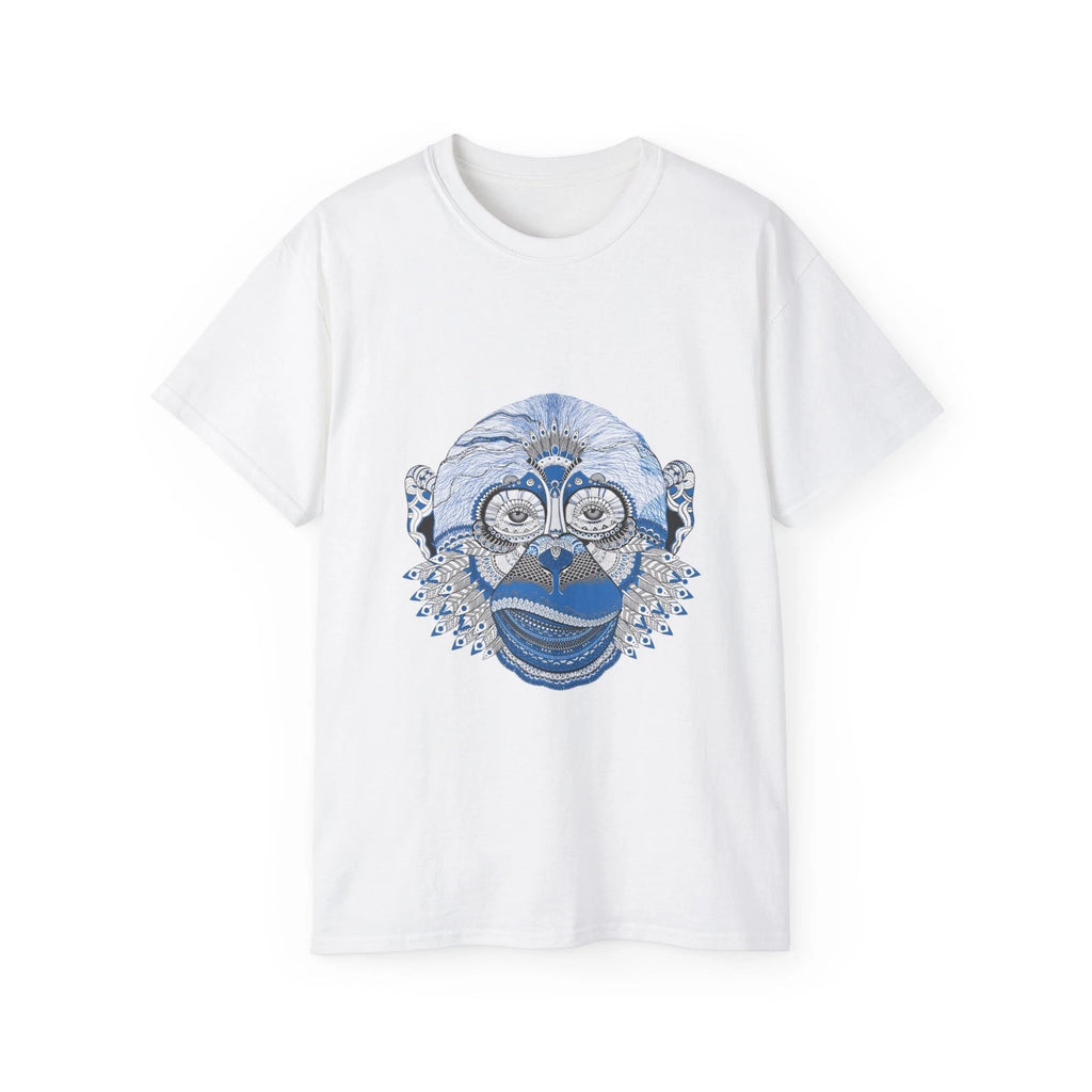 Monkey Mandala Artwork Clip Art Cutout Monkey | Custom Graphic T-Shirt
