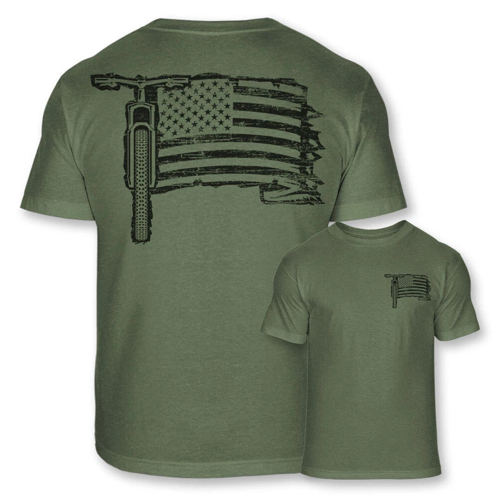 AR15 Rifle 2nd Amendment American Patriot USA Flag AR-15 Soft Blend Shirt - A47