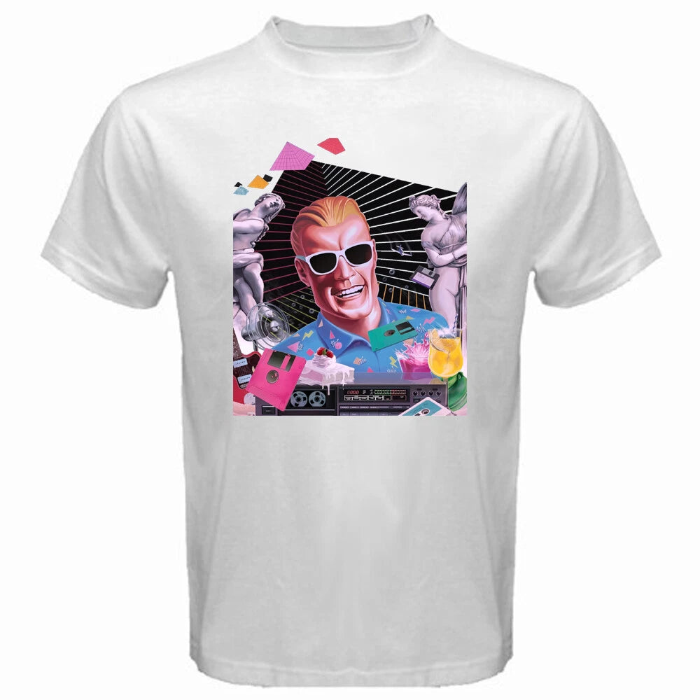 Max Headroom Retro Men's White Size S to 5XL