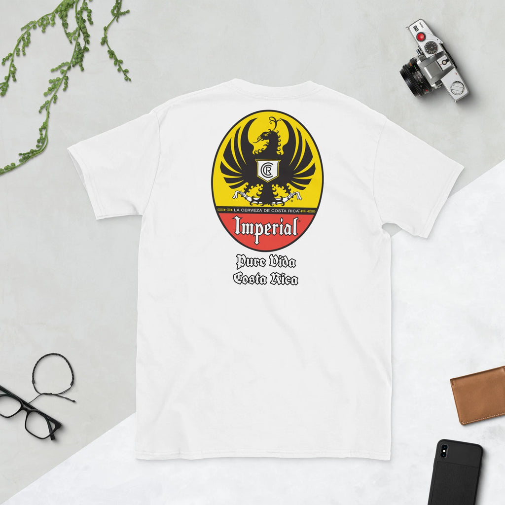Cerveza Imperial Pure Vida Vintage T-Shirt Front & Back Print