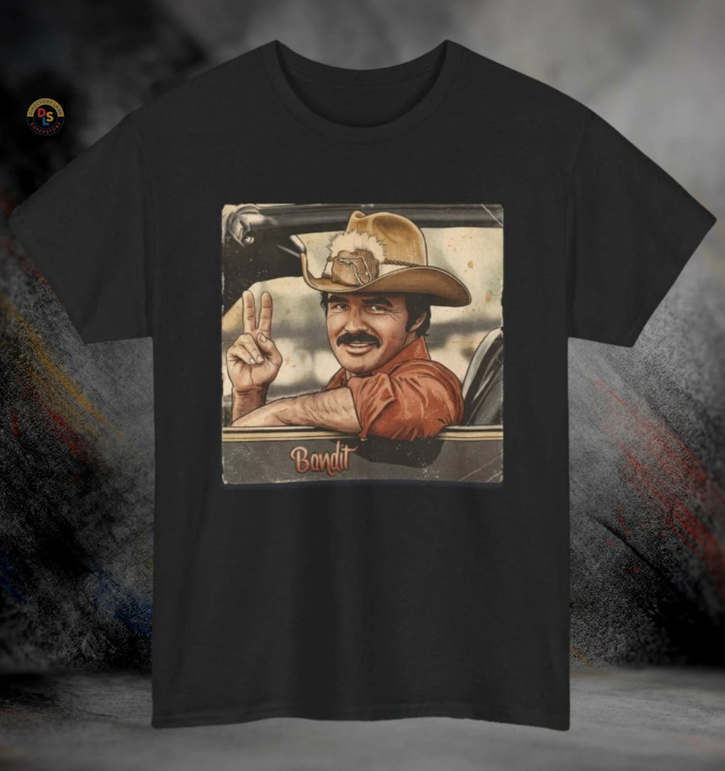 The Bandit Burt Reynolds Smokey and the Bandit T-Shirt | Heavy Cotton Tee