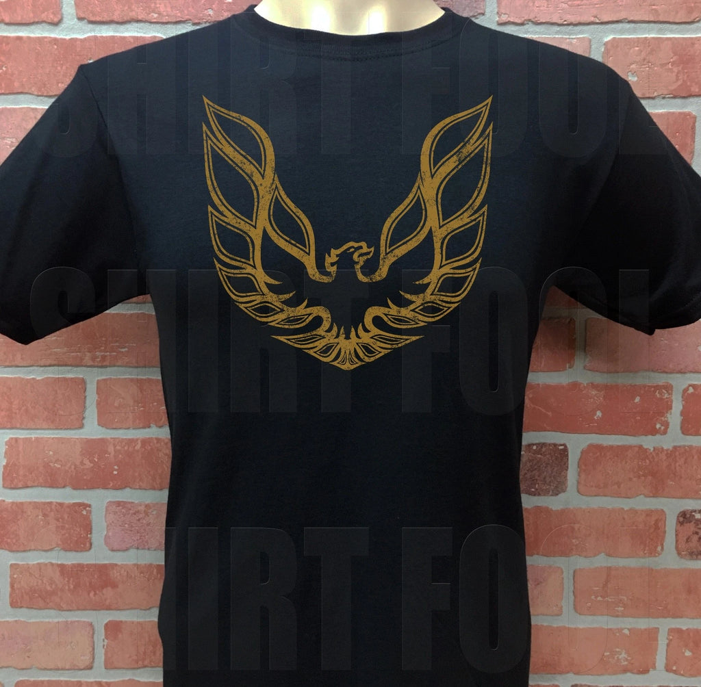 BURT REYNOLDS SMOKEY AND THE BANDIT FIREBIRD LOGO ***RETRO FADED*** T-SHIRT