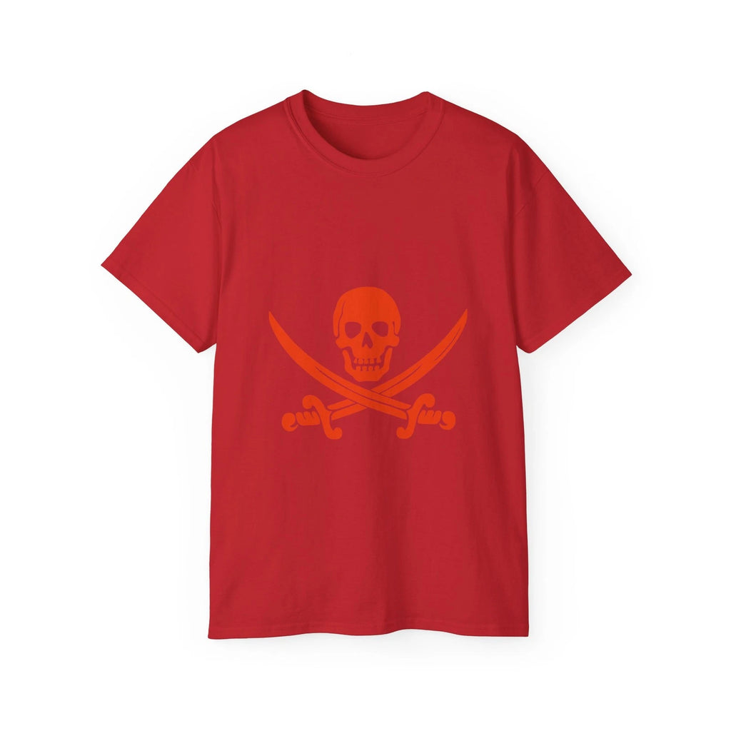 Skull Pirate Bone Danger Crossbones Tattoo | Custom Graphic T-Shirt