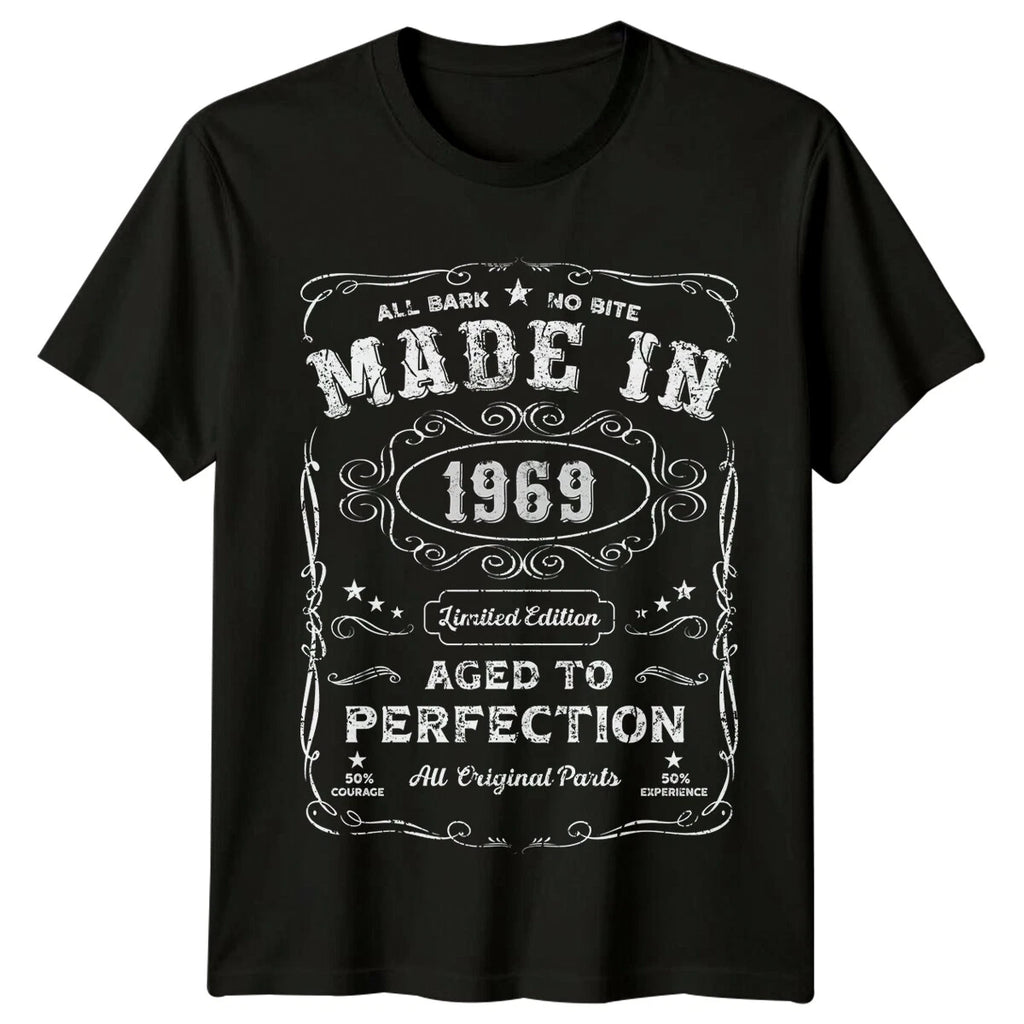 Made In 1969 Mens T Shirt 57th Birthday Gift Vintage fifty-seven Year Old