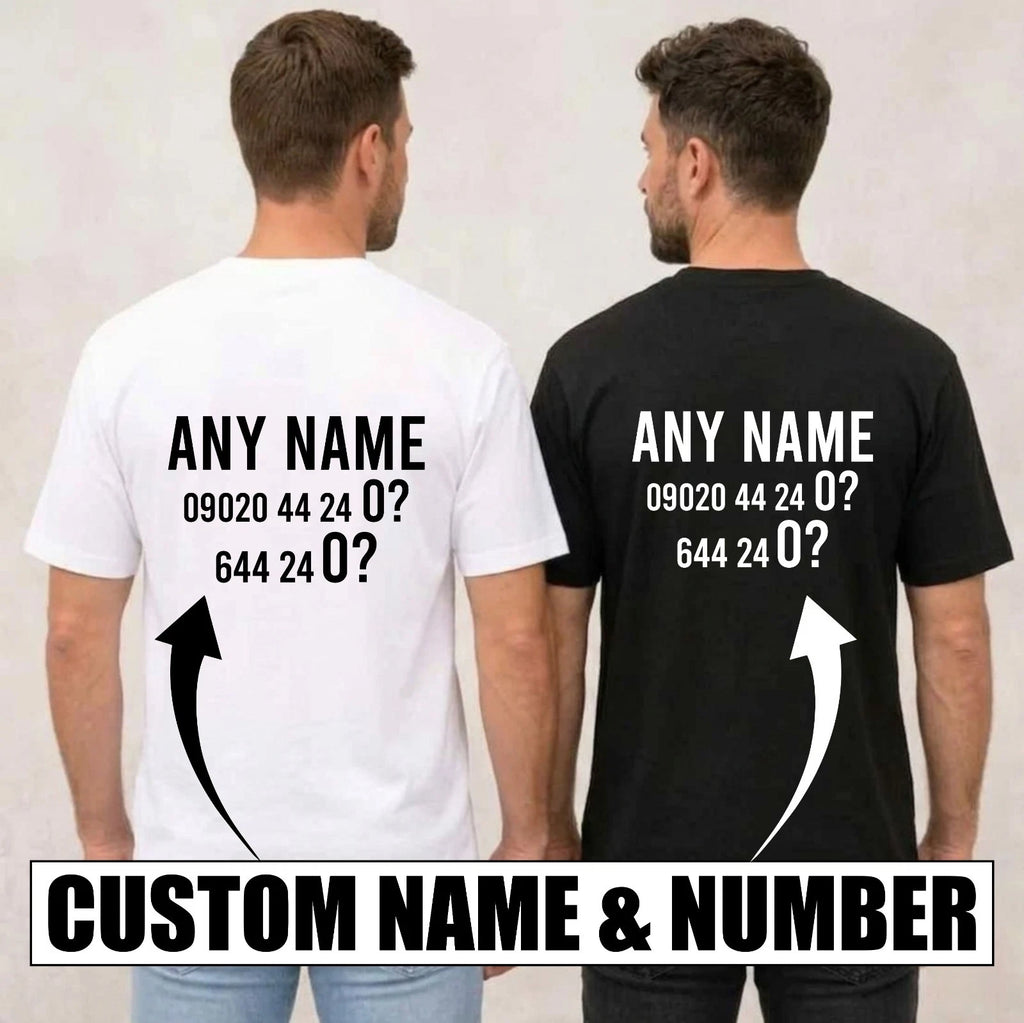 Personalised I'm A Celebrity Jungle T-Shirt Custom Name Number Fancy Dress Top