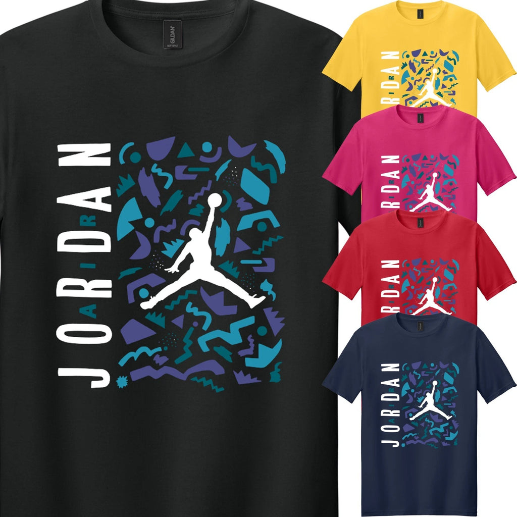Men's BasketBall Classic Short Sleeve's T-Shirt USA Sport's Graphic Unisex Gift