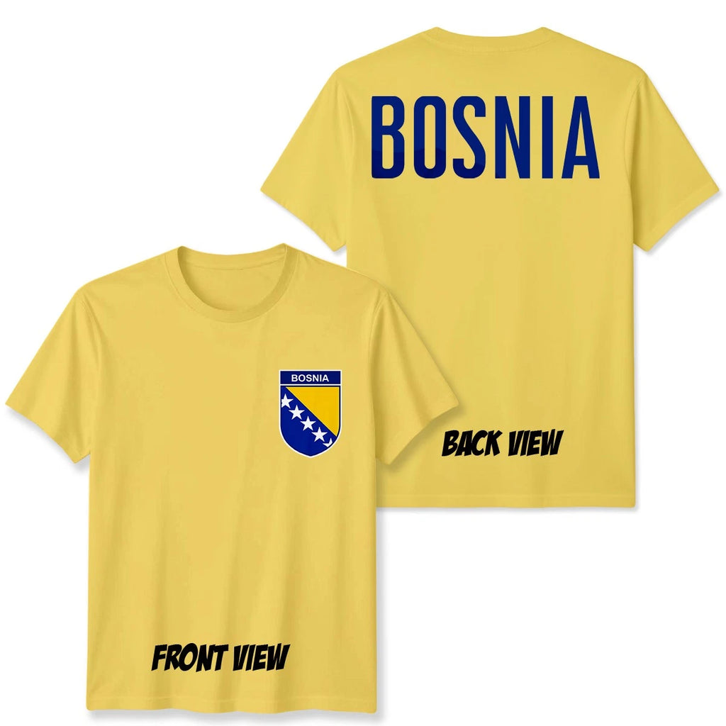 Bosnia & Herzegovina Football Unisex Kids T-Shirt Country Pride Soccer Tee #WC